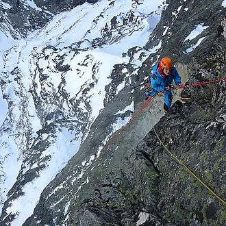 First ascent on the north-eastern wall of Rysy, Tatras